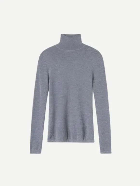 Wynter Top in Grey Melange