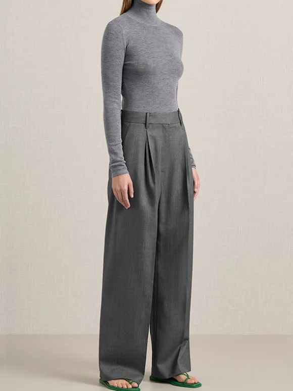Wynter Top in Grey Melange