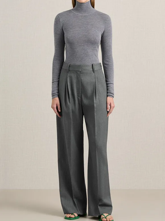 Wynter Top in Grey Melange